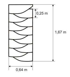 Treppe mit ausgesparte Stufen
